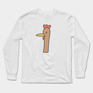 Funny Rooster Sir Chicken Long Sleeve T-Shirt